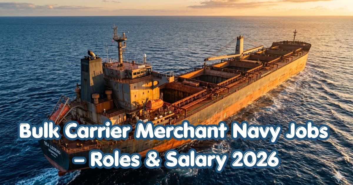 Bulk Carrier Merchant Navy Jobs – Roles, Salary & Hiring